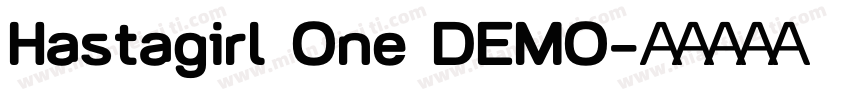 Hastagirl One DEMO字体转换